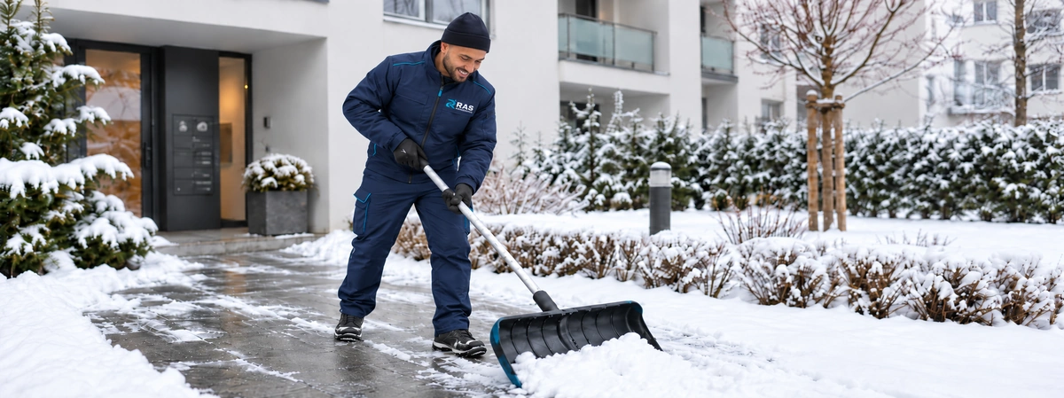 Winterdienst mit RAS Gebäudeservice